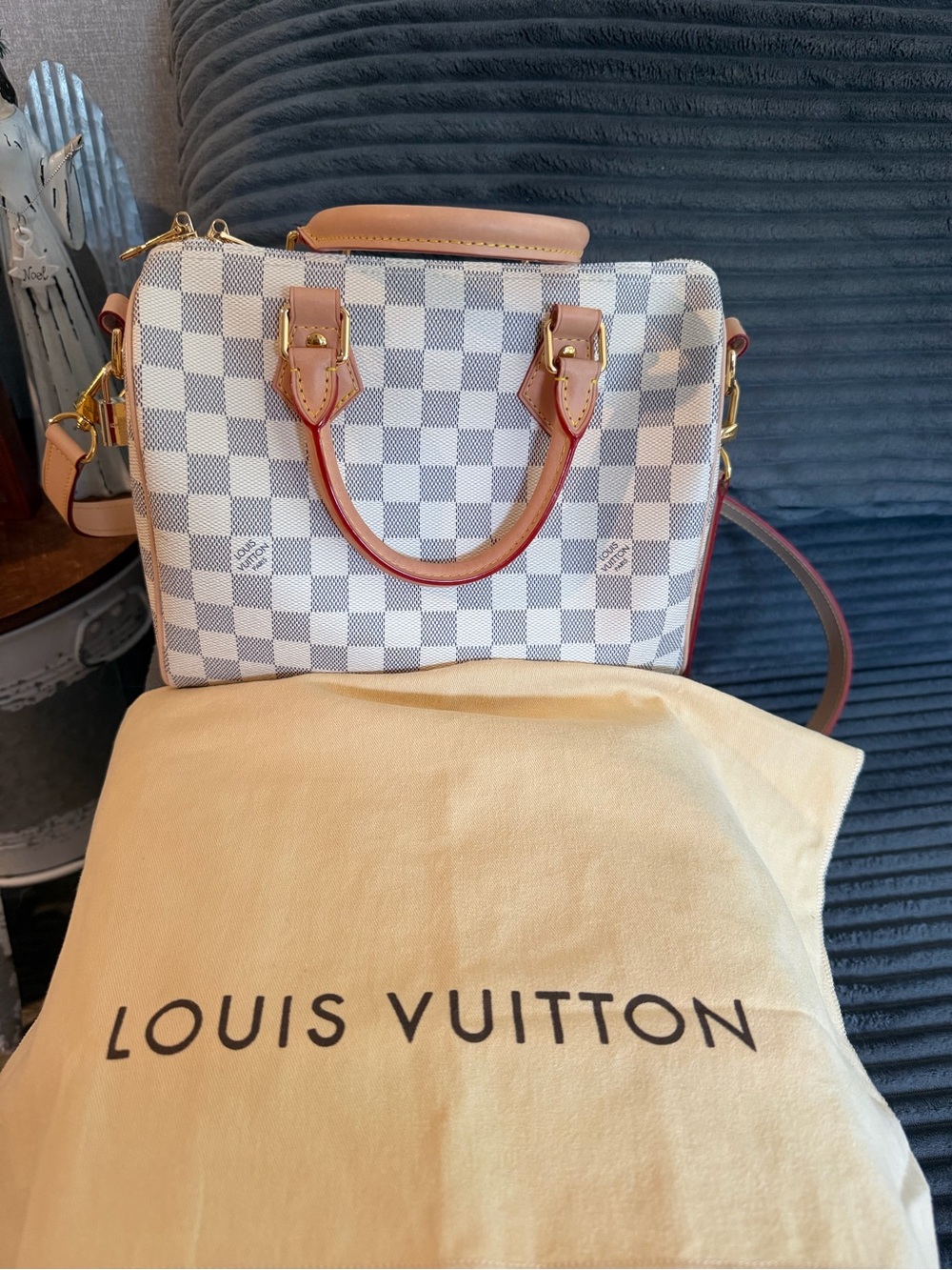 Louis Vuitton Damier Azur Speedy Bandouliere 25